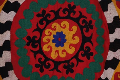 Lot 296 - Three embroidered suzanis