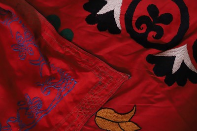 Lot 296 - Three embroidered suzanis