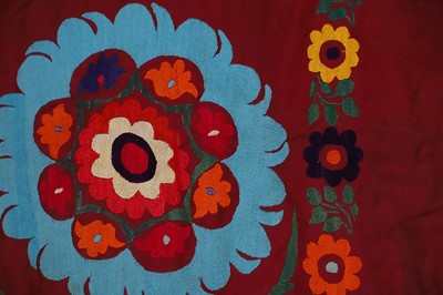 Lot 296 - Three embroidered suzanis