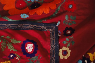 Lot 296 - Three embroidered suzanis