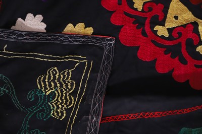 Lot 296 - Three embroidered suzanis