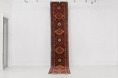 Lot 212 - A Heriz wool runner