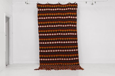 Lot 186 - A wool kilim runner