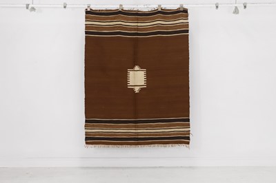 Lot 207 - A flat-weave goat's wool rug
