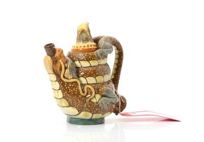 Lot 108 - A C H Brannam Pottery teapot