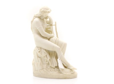 Lot 257 - A Copeland Parian ware figure of Lurline
