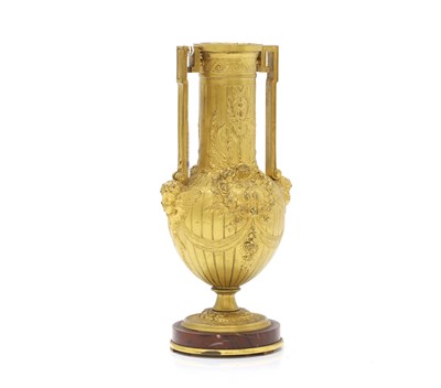 Lot 258 - A Ferdinand Barbedienne ormolu vase