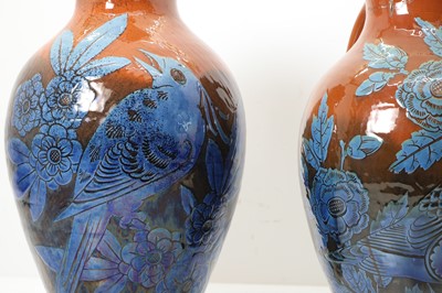 Lot 109 - Two similar C H Brannam Pottery jugs