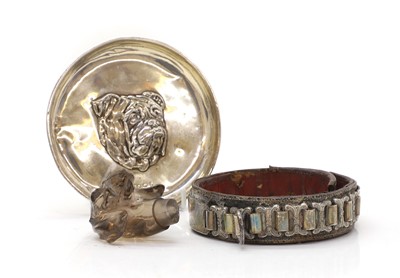 Lot 6 - A collection of dog related items