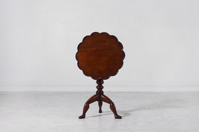 Lot 91 - A mahogany 'Manx' tripod table