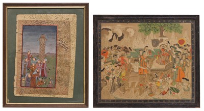 Lot 42 - An Indian painted miniature