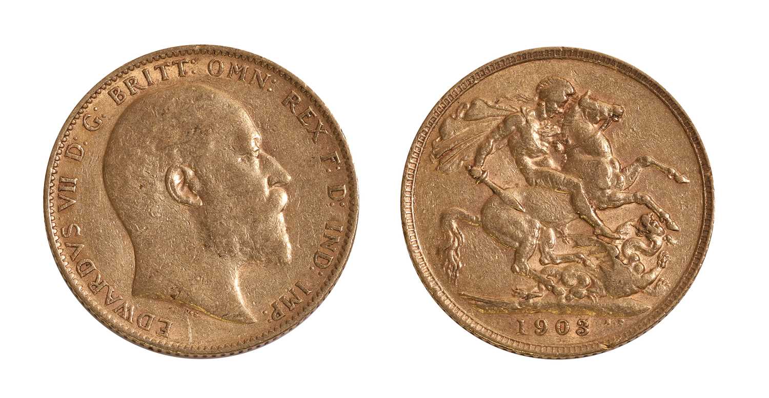 Lot 92 - Coins, Great Britain, Edward VII (1901-1910)