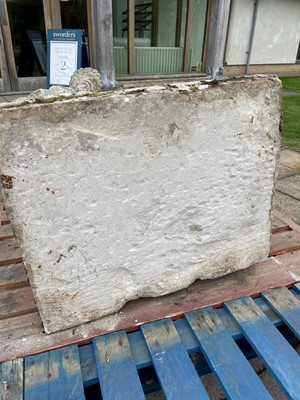 Lot 124 - A carved limestone statue after the antique