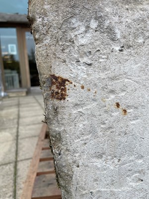 Lot 124 - A carved limestone statue after the antique