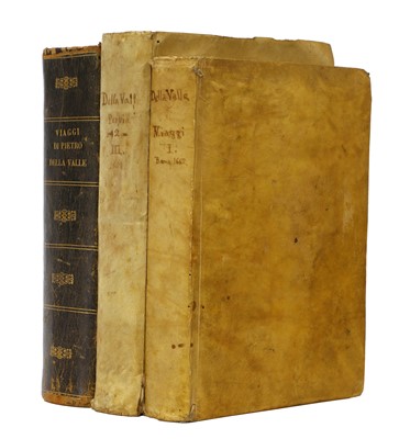 Lot 262 - Viaggi di Pietro della Valle IL Pellegrino, Descritti da Lui Medesimo