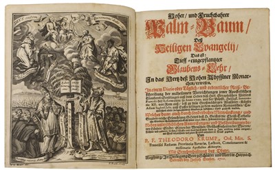 Lot 268 - KRUMP, Theodore: Hoher und Fruchtbahrer Palm-Baum des Heiligen Evangelii…