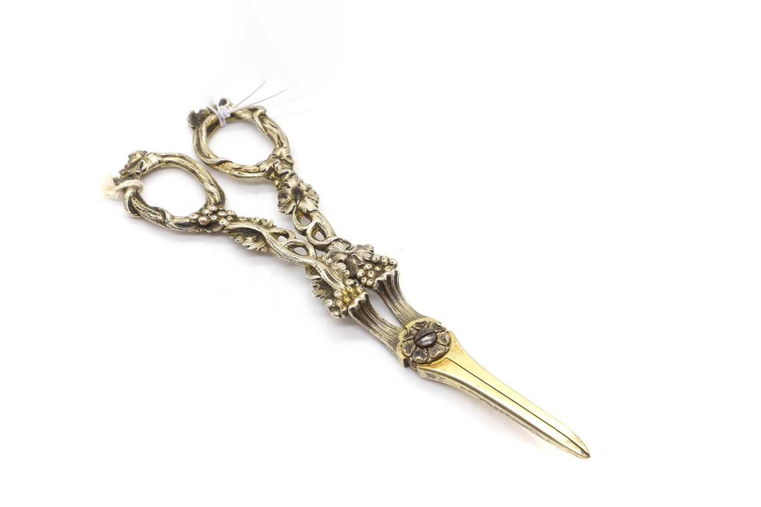 Lot 50 - A pair of George III silver-gilt grape shears