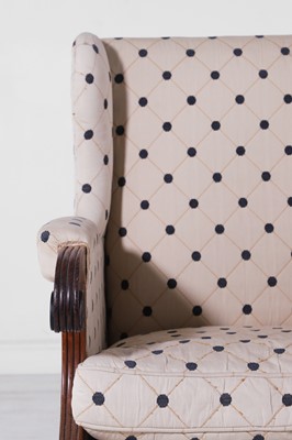 Lot 243 - A Regency mahogany library armchair in the manner of Gillows