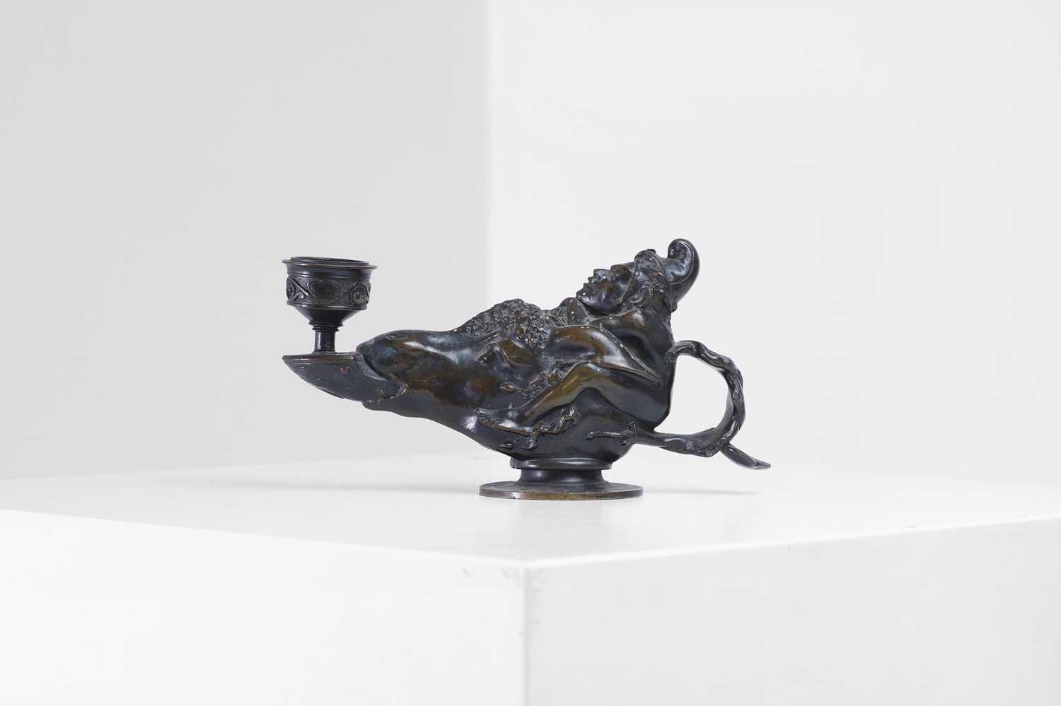 Lot 344 - A Renaissance-style chamberstick