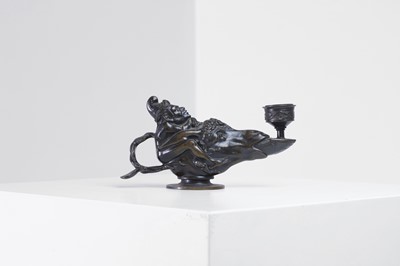 Lot 344 - A Renaissance-style chamberstick