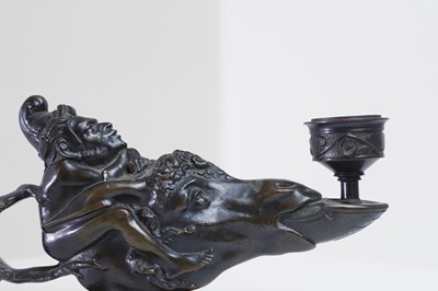 Lot 344 - A Renaissance-style chamberstick