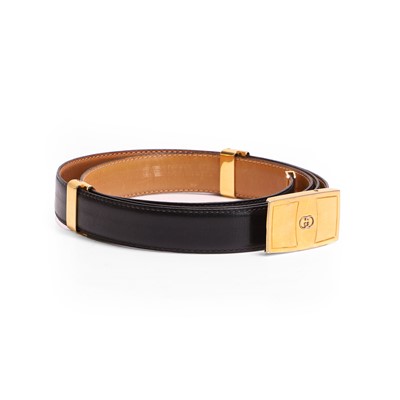 Lot 1338 - A Gucci reversible belt