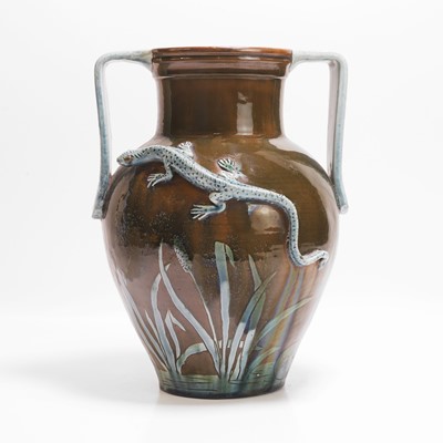 Lot 19 - Edwin Beer Fishley (1832-1912) for Fremington Pottery