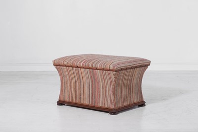 Lot 163 - An upholstered ottoman