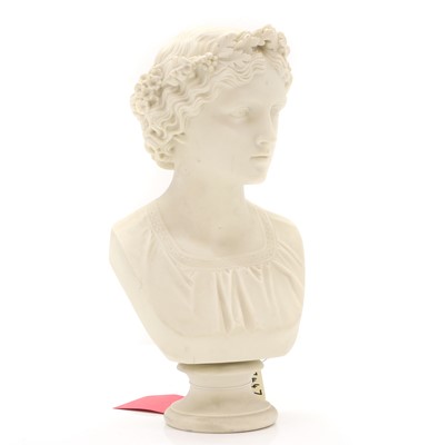 Lot 252 - A Parian ware bust