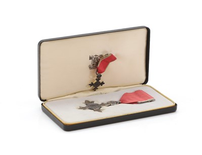 Lot 306 - A MBE medal