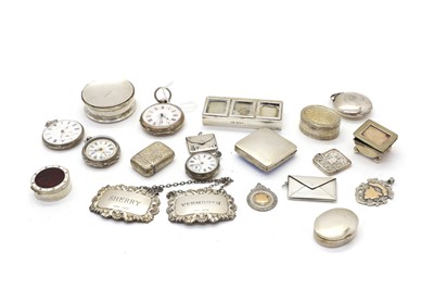 Lot 8 - An RAF enamelled and silver compact