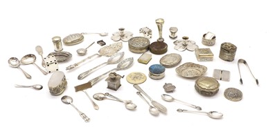 Lot 7 - A collection of silver and plated items
