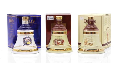 Lot 394 - Assorted Bell's Whisky decanters, Aged 8 years, three in total
