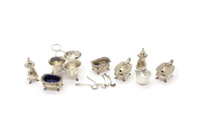Lot 15 - A collection of cruet items