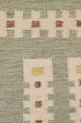 Lot 272 - A flat-weave wool stair runner of Scandinavian design