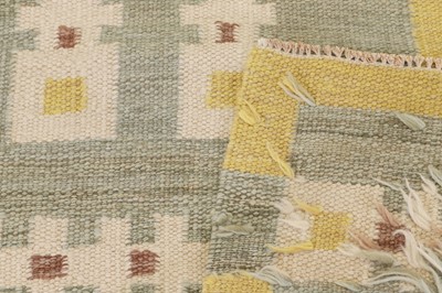 Lot 272 - A flat-weave wool stair runner of Scandinavian design
