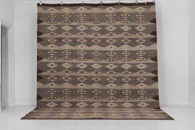 Lot 144 - A flat-weave wool carpet of Scandinavian design