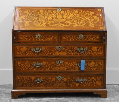 Lot 502 - A Dutch marquetry bureau