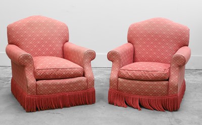 Lot 512 - A pair a traditional armchairs