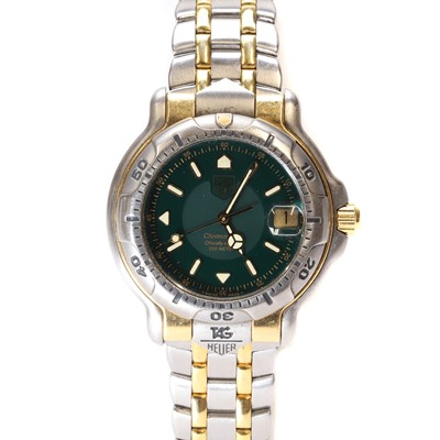 Lot 1317 - A stainless steel Tag Heuer Chronometer automatic bracelet watch