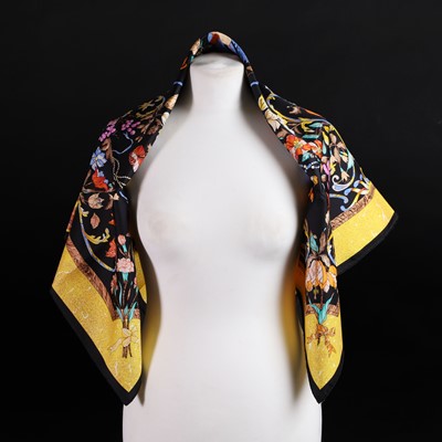 Lot 1433 - A Hermès 'Pierres d'Orient et d'Occident' silk scarf
