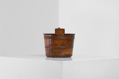 Lot 407 - A Karelian birch butter tub