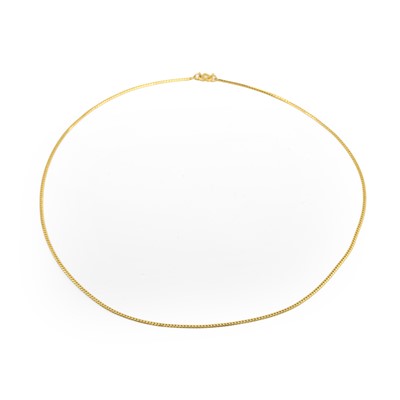 Lot 1251 - A high carat gold chain