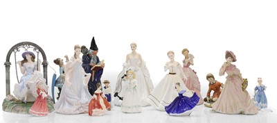 Lot 108 - Six Royal Doulton figures