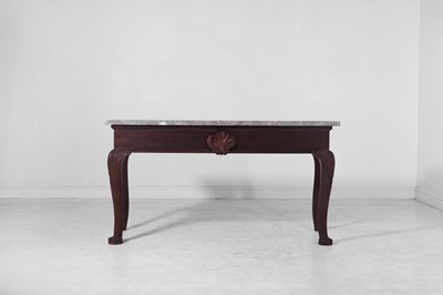 Lot 495 - A George II-style mahogany pier table