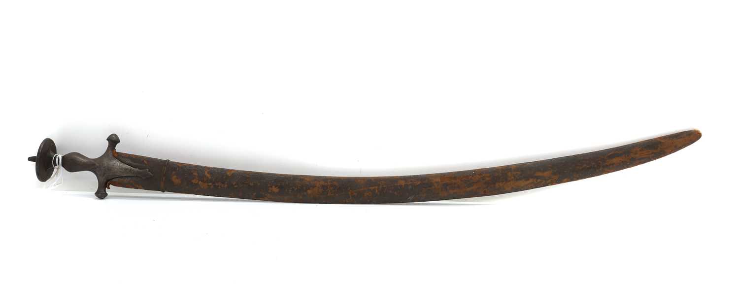 Lot 382 - A tulwar sword