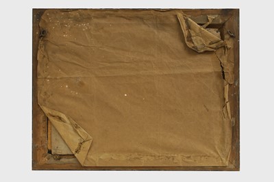 Lot 384 - A pair of reverse-painted glass pictures