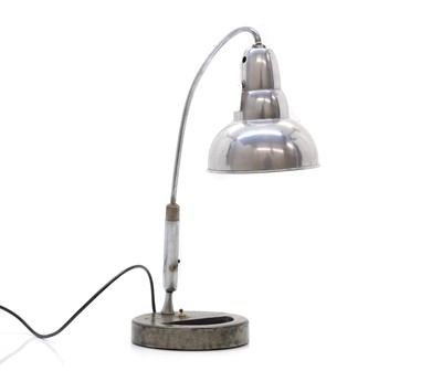Lot 472 - An American chrome desk lamp
