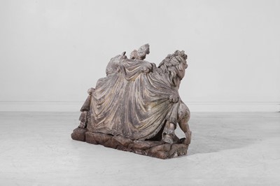 Lot 122 - A Coade stone Royal Coat of Arms