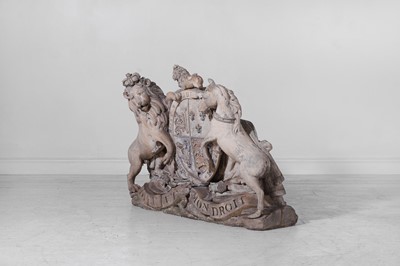 Lot 122 - A Coade stone Royal Coat of Arms